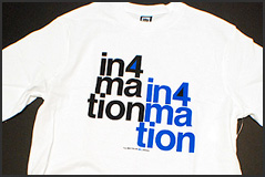 In4mation Helvetica tee $33.99