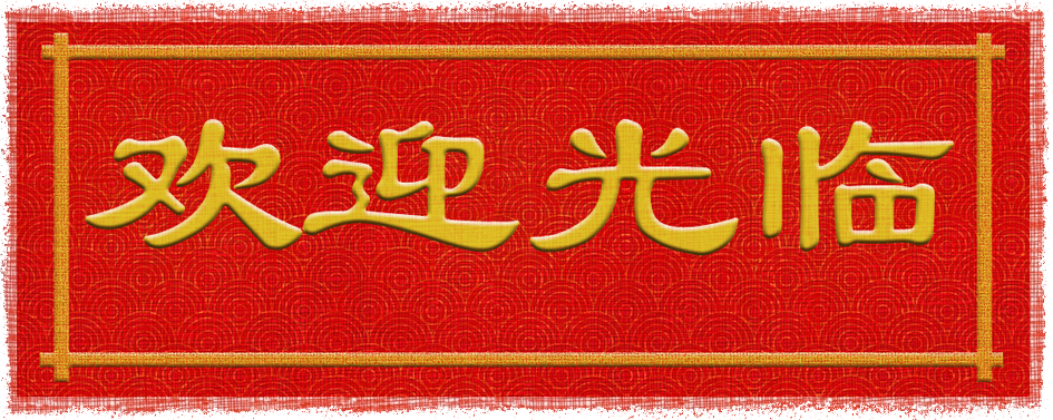 welcome in chinese writing