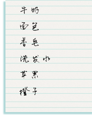 Shopping List
