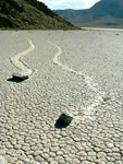 death valley's moving rocks