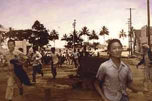 people flee 1946 tsunami in hilo