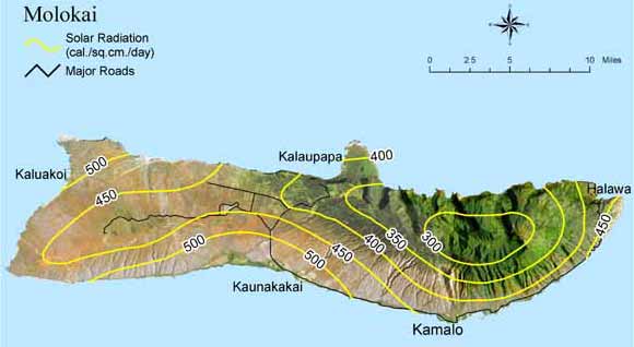moloka'i sunlight map
