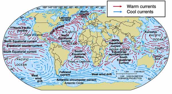 global ocean surface currents