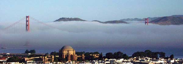 fog in San Francisco Bay