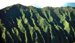 eroded hawaiian mountains