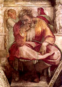 Jeremiah (Michelangelo) 1508-12 Sistine Chapel